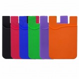 3M silicone card holder sleeve pouch without logo for smart phone
