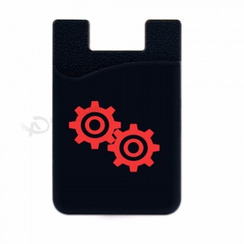 3M Adhesive card holder Silicone Cell Phone Wallet for Promotions