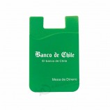 Custom Logo PVC mens ID atm Card Holder anti-wear bank package 3M adhesive wallet for phone