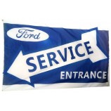 Ford Service Flag Banner 3x5 Ft Ford Mustang F-150 Xlt Van F-series