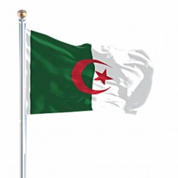 bedrukte polyester stof nationale land algerije vlag