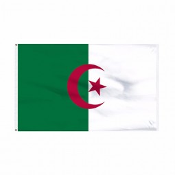 drapeau national de l'algérie en gros 3x5 pi bannière nationale de l'Algérie
