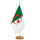 Hot sell mini Algeria table top flag with flag pole