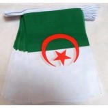 스포츠를위한 옥외 거는 소형 알제리 국가 깃발 천