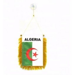 阿尔及利亚汽车流苏国旗/阿尔及利亚汽车吊流苏横幅