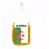 Algerijnse auto kwast vlag / Algerijnse auto opknoping kwast banner