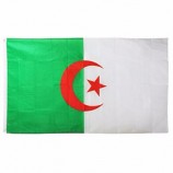 impresión de fábrica 3 * 5 pies tamaño estándar bandera de país de Argelia