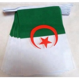 阿尔及利亚彩旗国旗聚酯阿尔及利亚字符串标志
