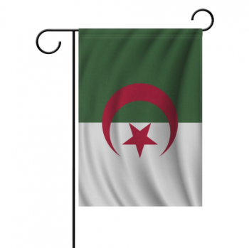 alta qualidade poliéster decorativo argélia bandeira do jardim