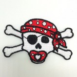 high quality embroidered with merrow animal embrordery sticker Diy accessory patch