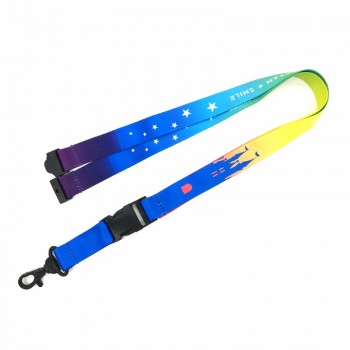 Polyester Lanyard und Color Gradient Sublimation Lanyard