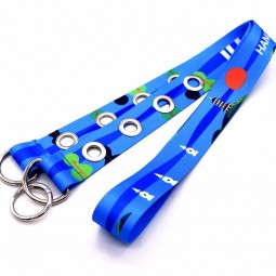 customized Entertainment strap lanyards with metal corns