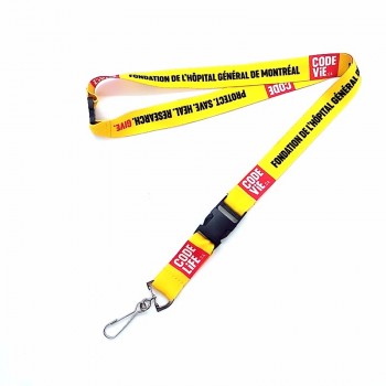 personalized id card badge holder printed polyester lanyards