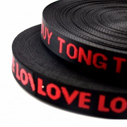 Custom jacquard ribbon nylon polyester material webbing