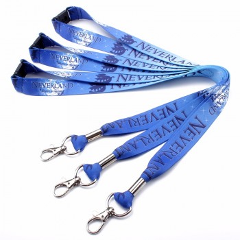 polyester pen holder neck lanyard with logo design and sample free