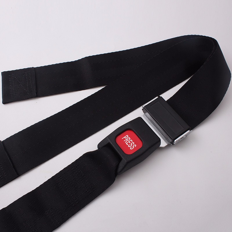Custom nylon lap belt 2 inch width high quality solid color