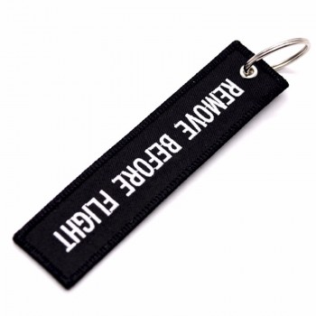 customized personalized patch woven  embroidery Key chains