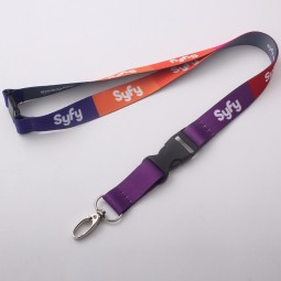 sublimation ECO-friendly safety clip lanyard id badge holder wholesale