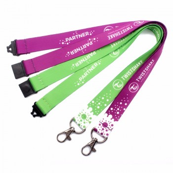 custom polyester lanyards roll in sublimation print