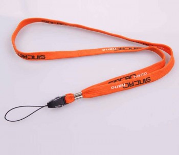 China hot selling round cord lanyard with design and sample free