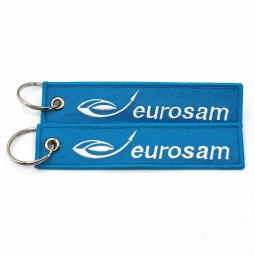 Factory Polyester Long Length Style Event Embroidery Key Chain
