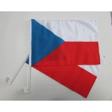 banderas de la ventanilla del coche impresas digitalmente en la república checa