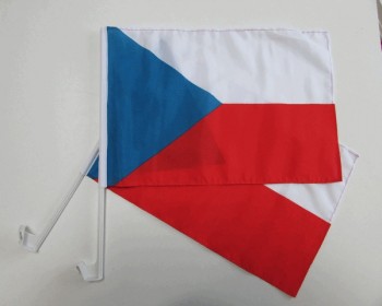 bandeiras impressas da janela de carro da república checa personalizada digital