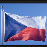 bandiera stampata in poliestere 3x5ft della repubblica ceca