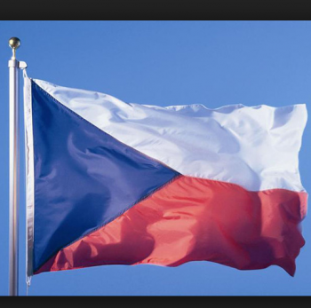 poliéster 3x5ft bandera impresa de la república checa