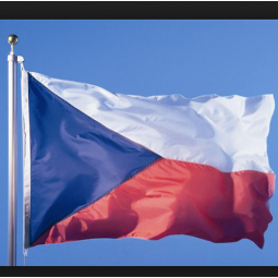 polyester 3x5ft gedrukte vlag van Tsjechische republiek