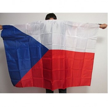 チェコ共和国の国旗-チェコ岬ファンフラグ90 x 150 cm