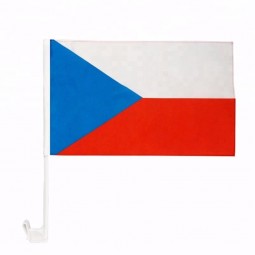 Czech Republic national car flag / CZ country car window flag