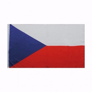 Bandeira nacional de venda quente da china bandeira checa feita