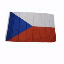 poliéster impresso 3 * 5ft república checa bandeiras do país