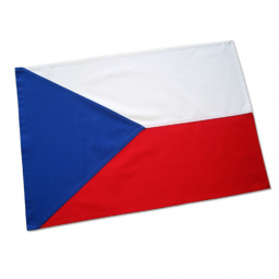 impressão de tela de seda direta da fábrica bandeira do país bandeira checa