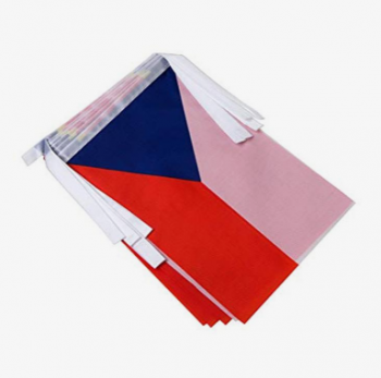 Tschechische Schnur-Flaggen-Fußballverein-tschechische Dekorations-Flagge
