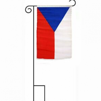 bandiera ceca decorativa del giardino della bandiera della repubblica ceca dell'iarda del poliestere