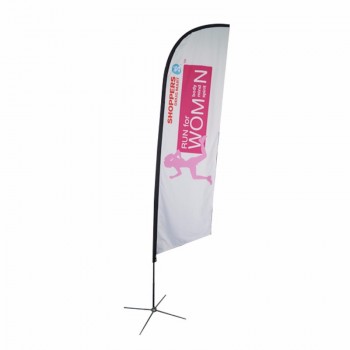 Custom Advertising Wind Blade Feather Flags Feather Banners For Sale