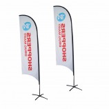 promoción publicidad bandera de playa aleteo bandera de plumas bandera personalizada