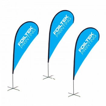 Promotional usage Advertising exhibition event outdoor Flying Beach Flag banner stand