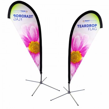 advertising exhibition event outdoor flying beach flag teardrop flag