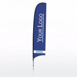 Windless Full Curve Advertising Banner Feather Swooper Flutter Flag