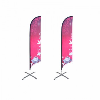 Advertising Outdoor Flutter Flying Beach Feather Flag