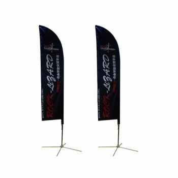 Advertising Beach Flag Banner Promotion Feather Flying Flags And Banners