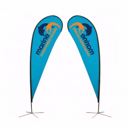 Flying Flags and Banners Benutzerdefinierte Werbung Feder Bogen Bali Beach Flags