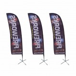 Outdoor advertising promotion flutter feather beach flag