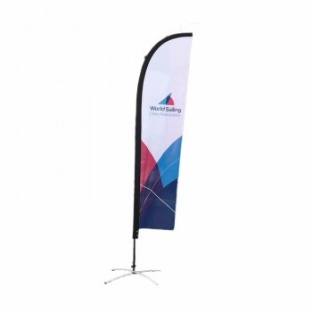 bandiera della piuma della spiaggia volante su ordinazione di evento di mostra