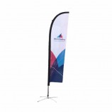 exhibition event custom  flying beach feather flag