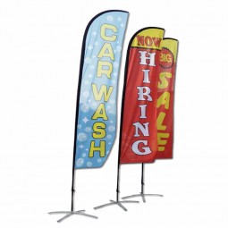 advertising swooper banner feather flutter Bow tall curved flag