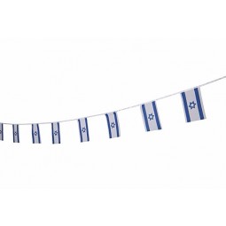 Wholesale Israel Square Bunting Flag with Low MOQ